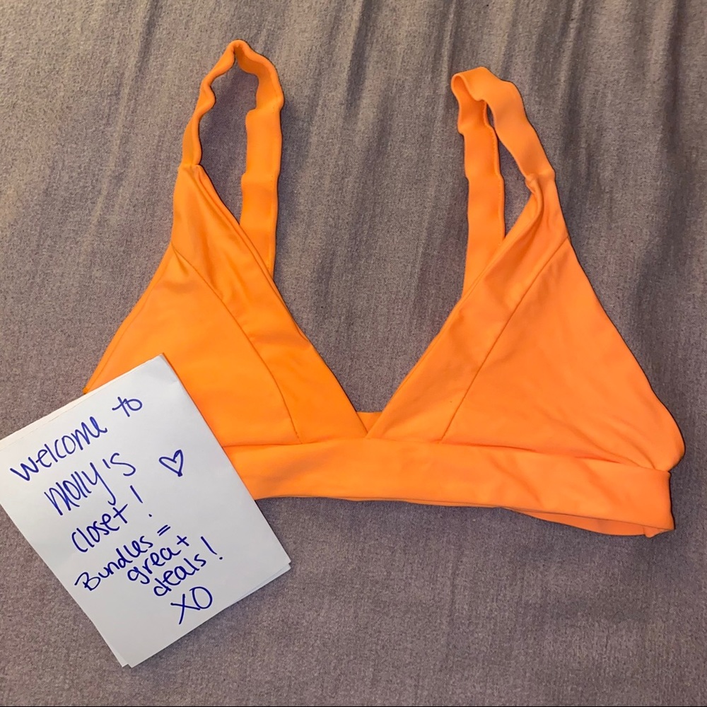 SHEIN triangle bikini top